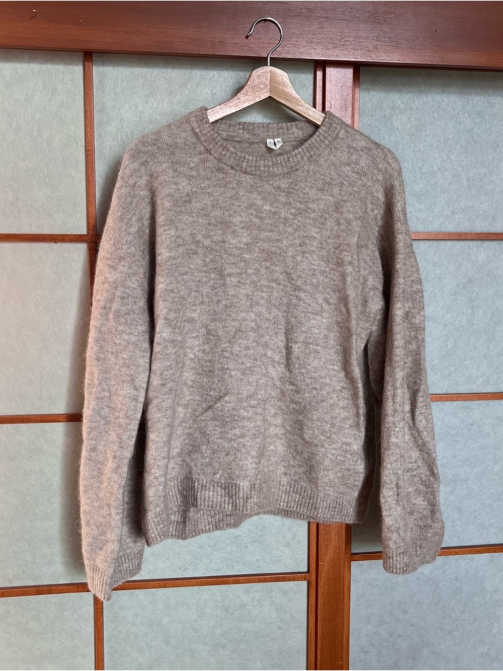 Arket Alpaca Blend Beige Sweater - Picture 2 of 7